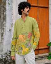 Safari Meadow Kurta Shirt