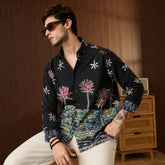 Kamal Noir Cotton Shirt