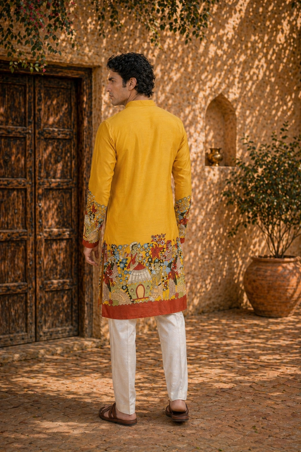 Kesari Baraat Kurta