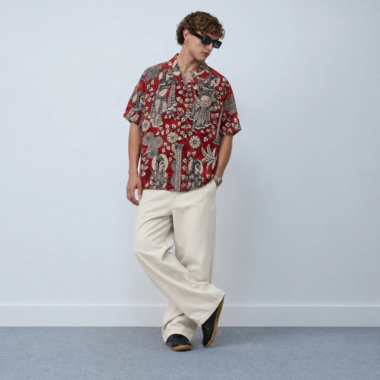 Laal Qila Cotton Shirt