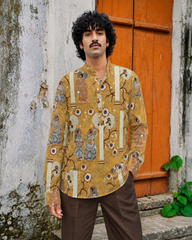 Sunehri Raas Cotton Kurta Shirt