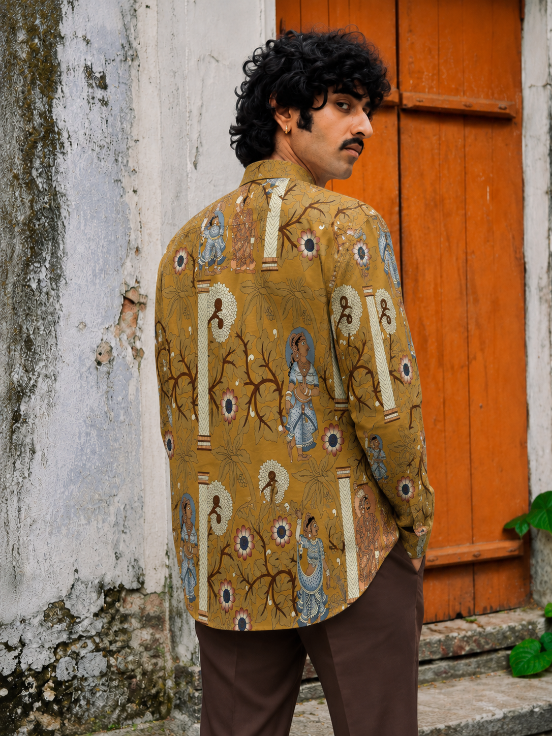 Sunehri Raas Cotton Kurta Shirt