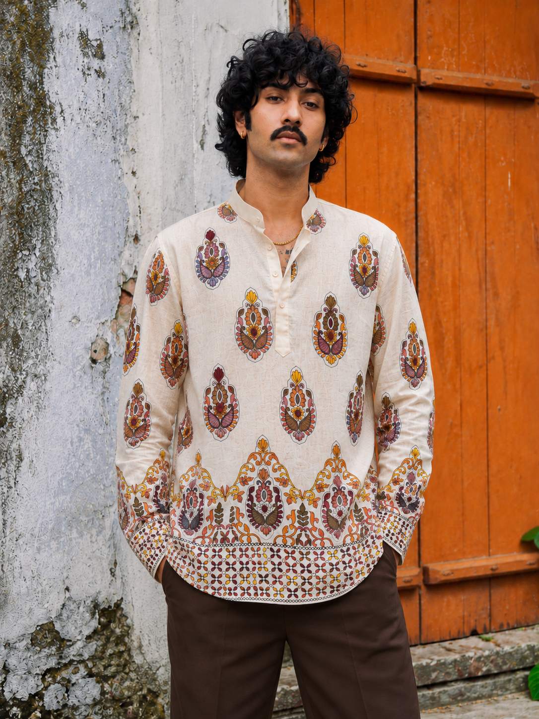 Ivory Mehrab Kurta Shirt