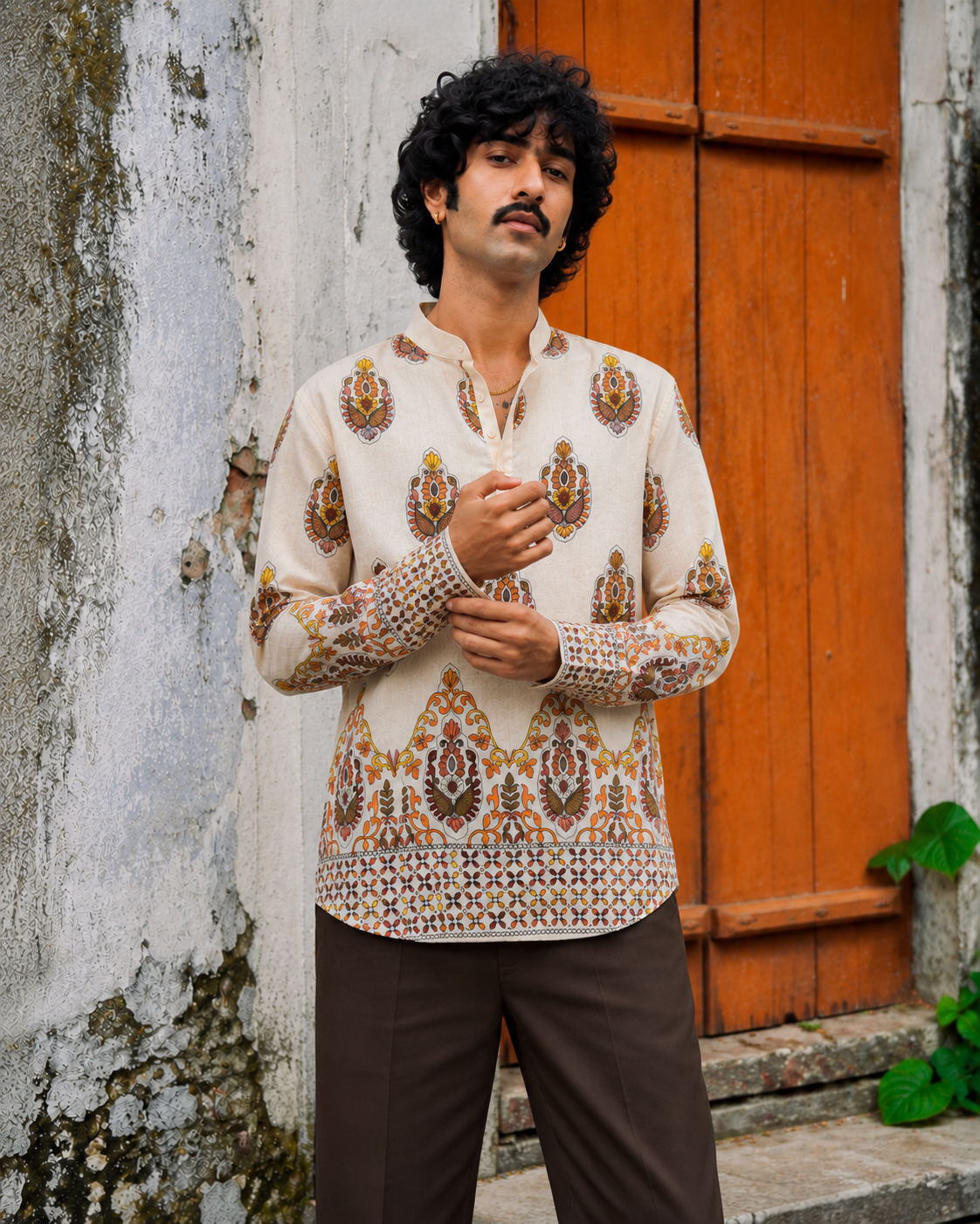 Ivory Mehrab Kurta Shirt