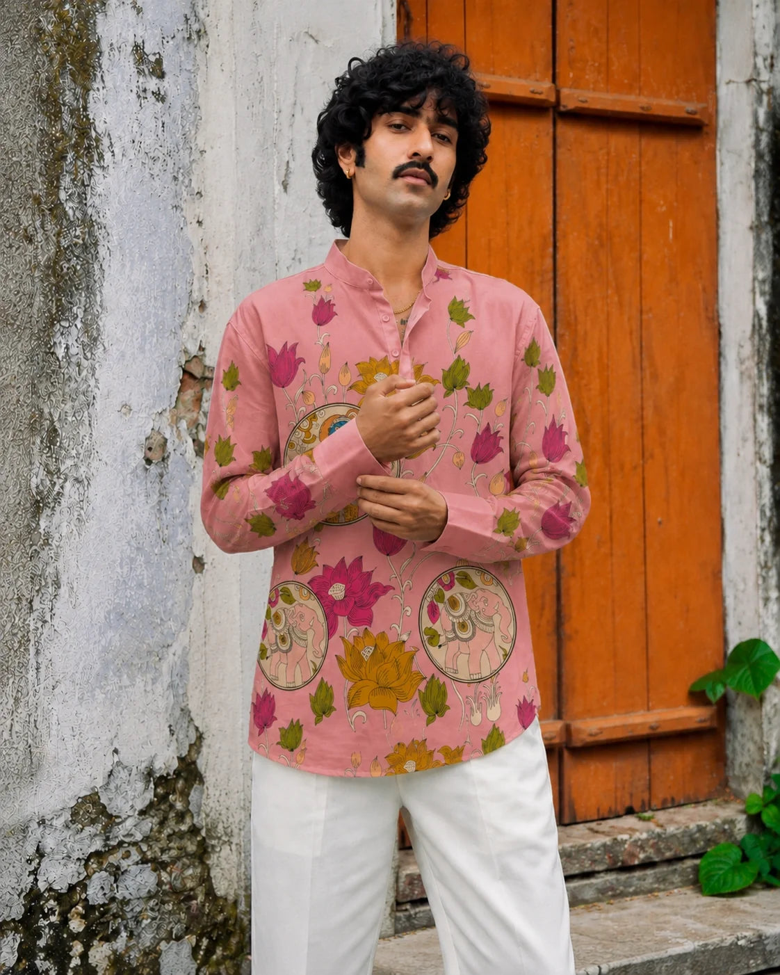 Gokul Bloom Kurta Shirt