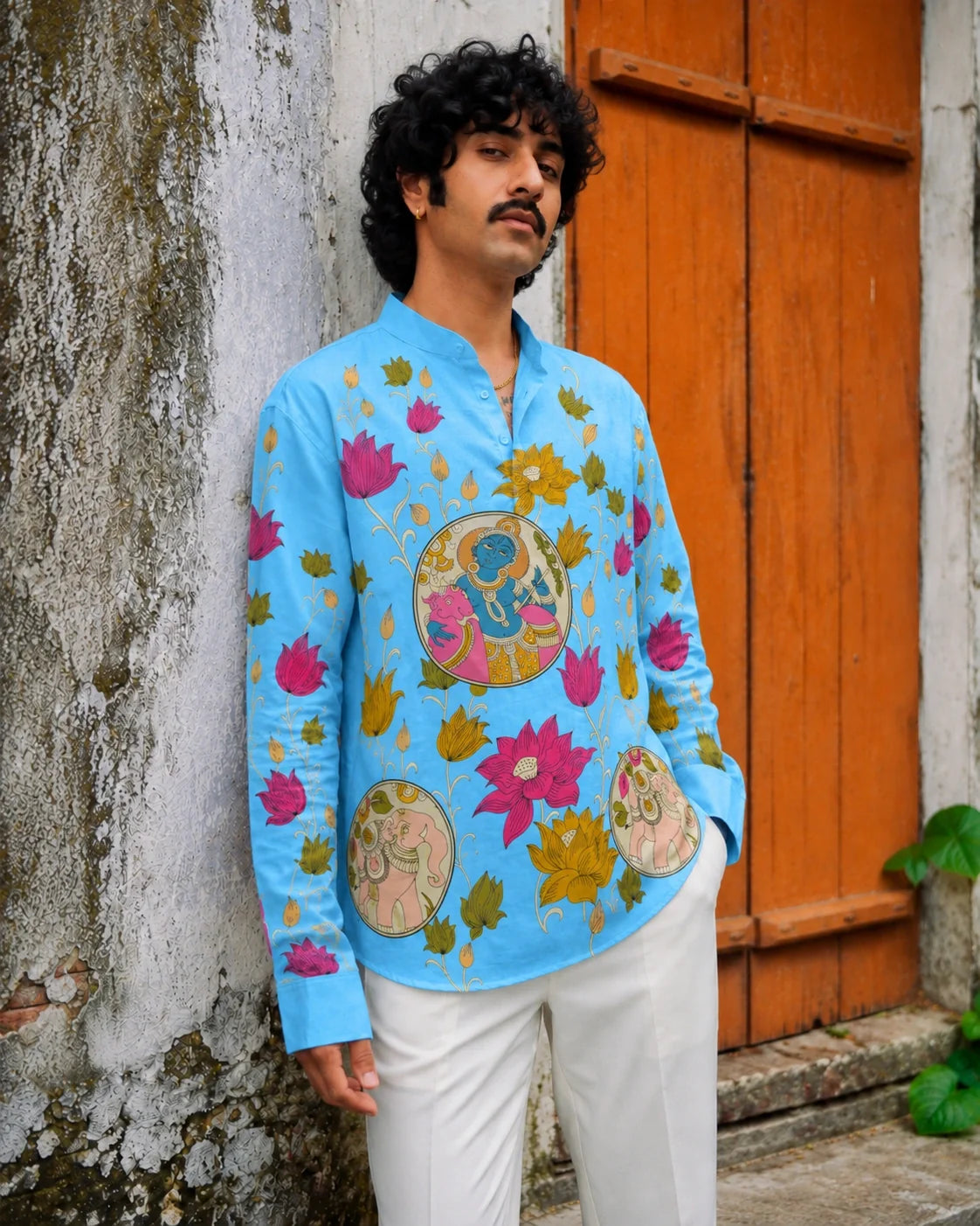 Yamuna Bloom Kurta Shirt