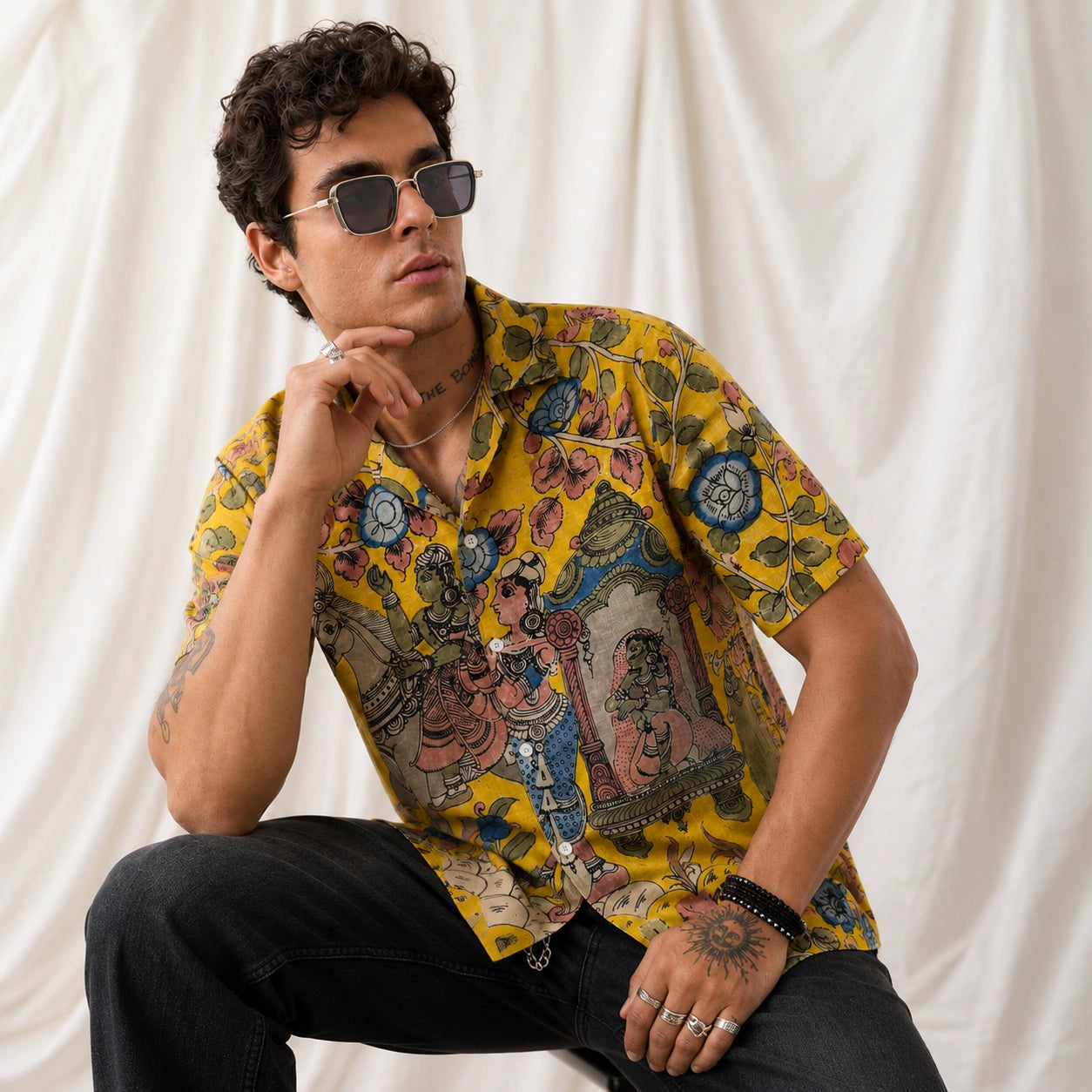 Sunehri Cotton Shirt