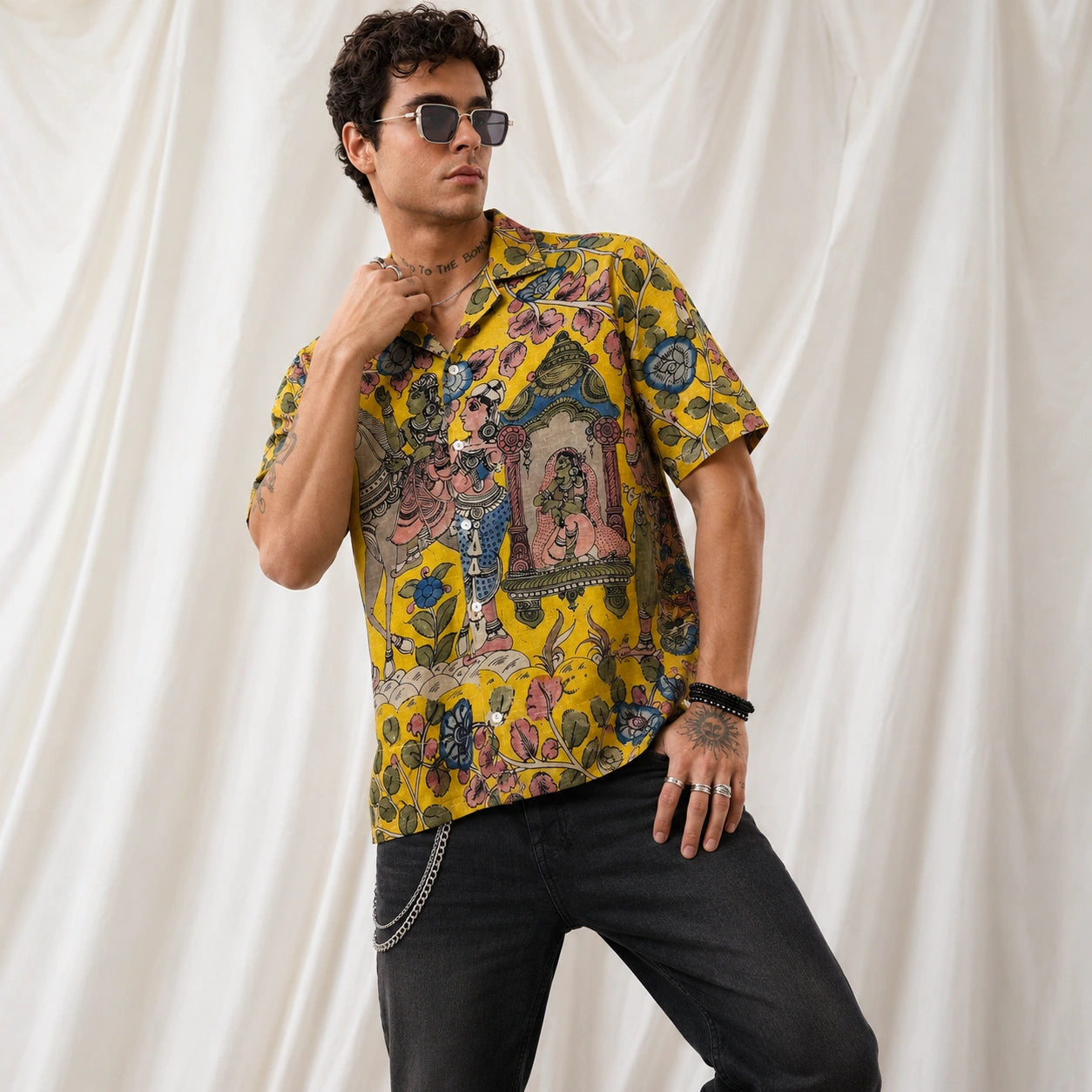 Sunehri Cotton Shirt