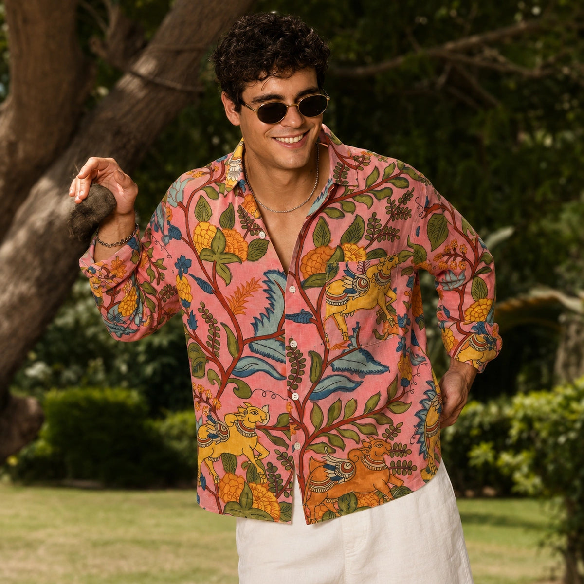 Mehrab Blush Shirt