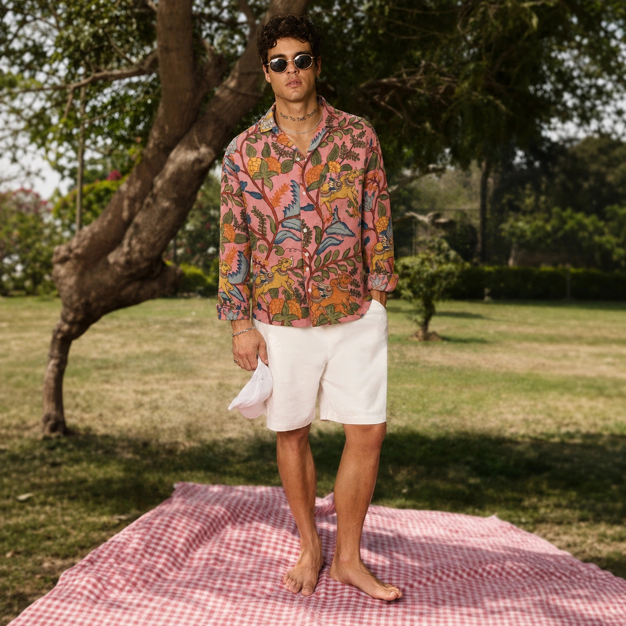 Mehrab Blush Shirt