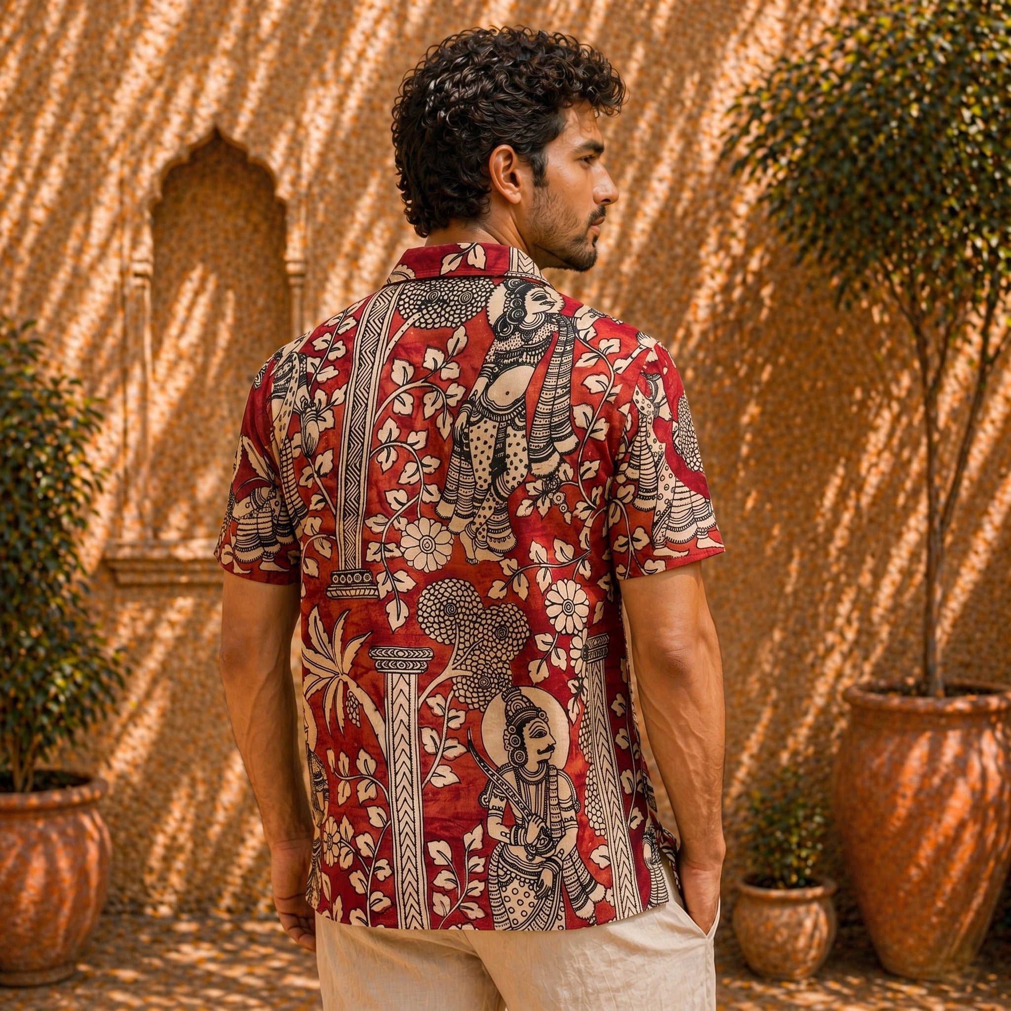Laal Qila Cotton Shirt
