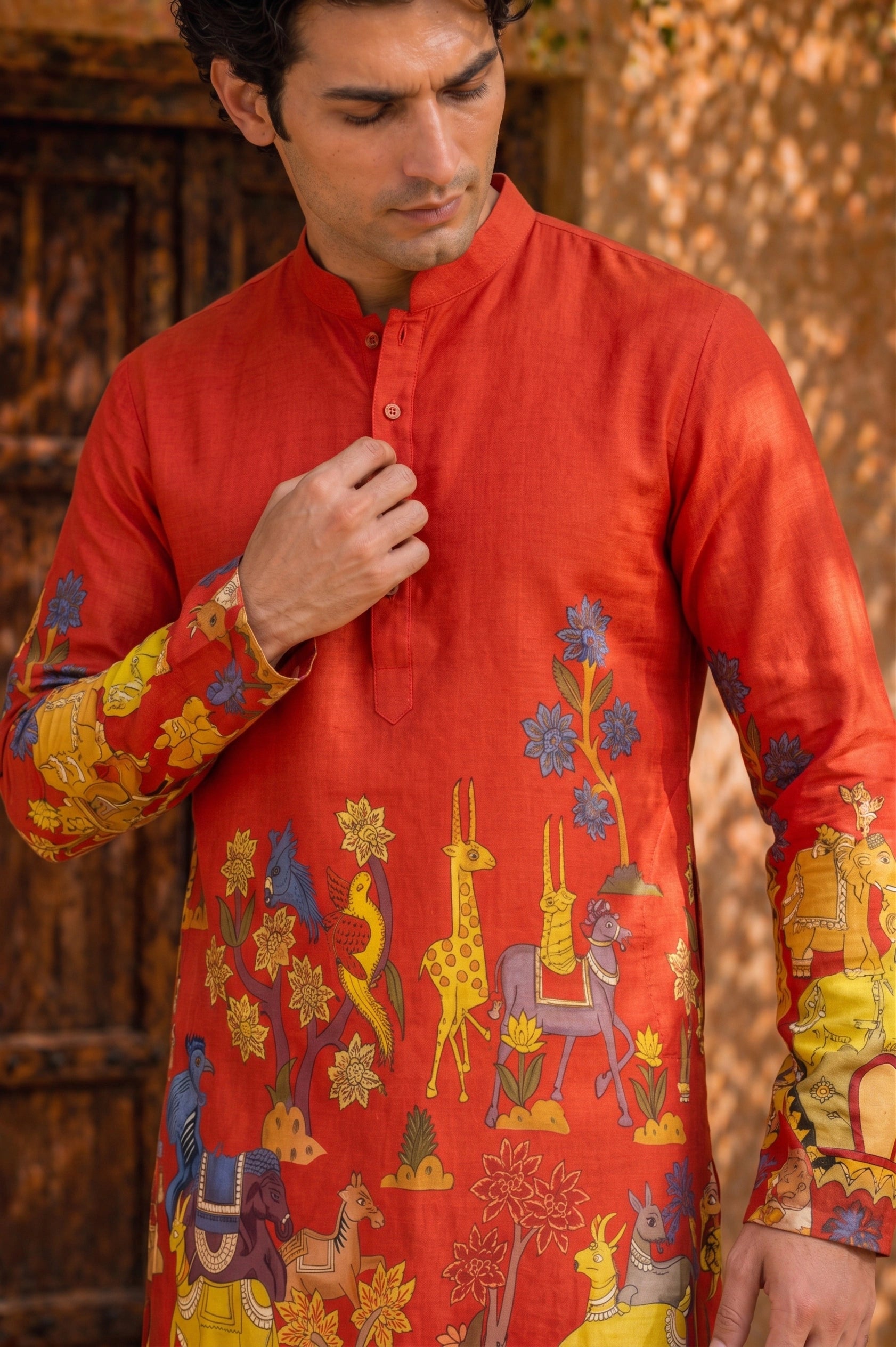 Surkh Mahal Kurta