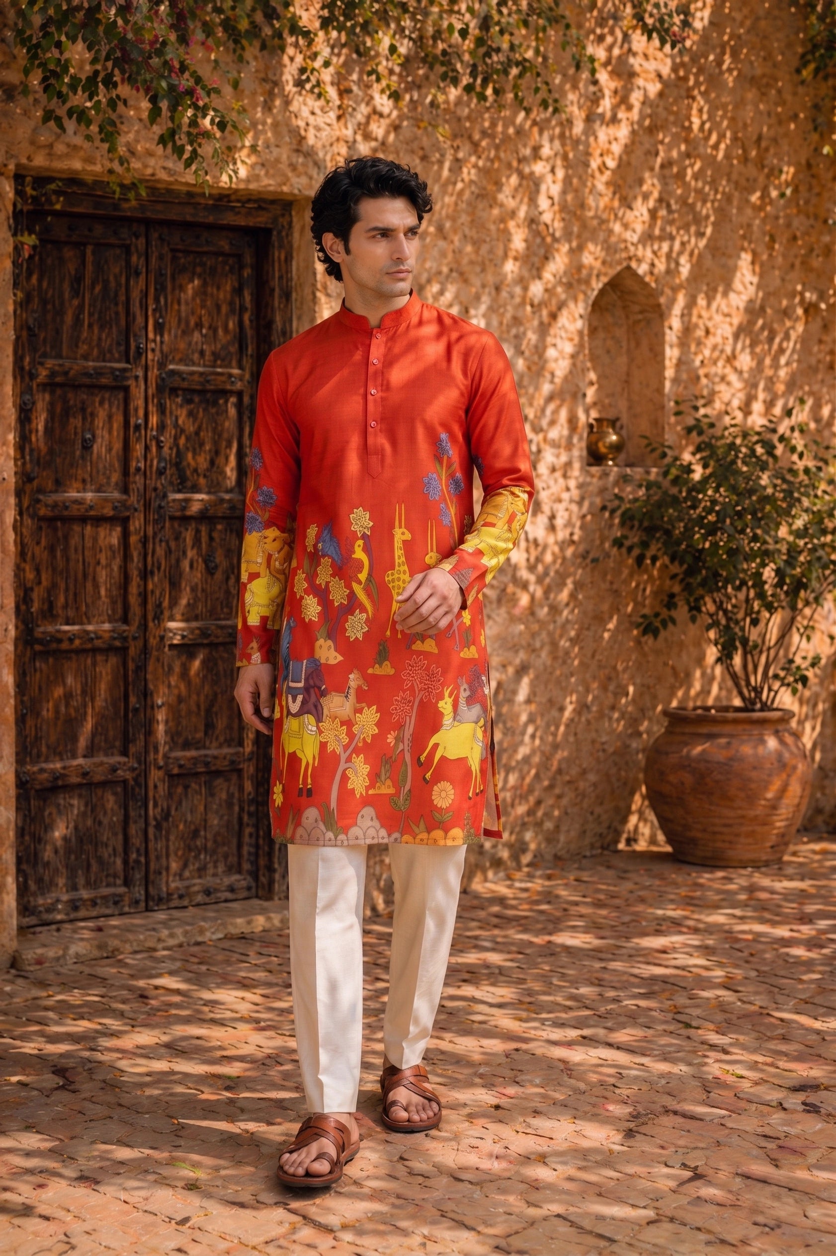 Surkh Mahal Kurta