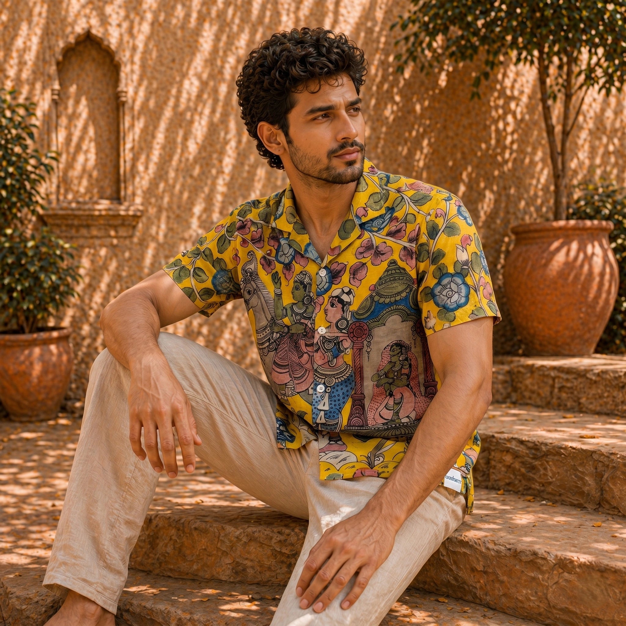 Sunehri Cotton Shirt