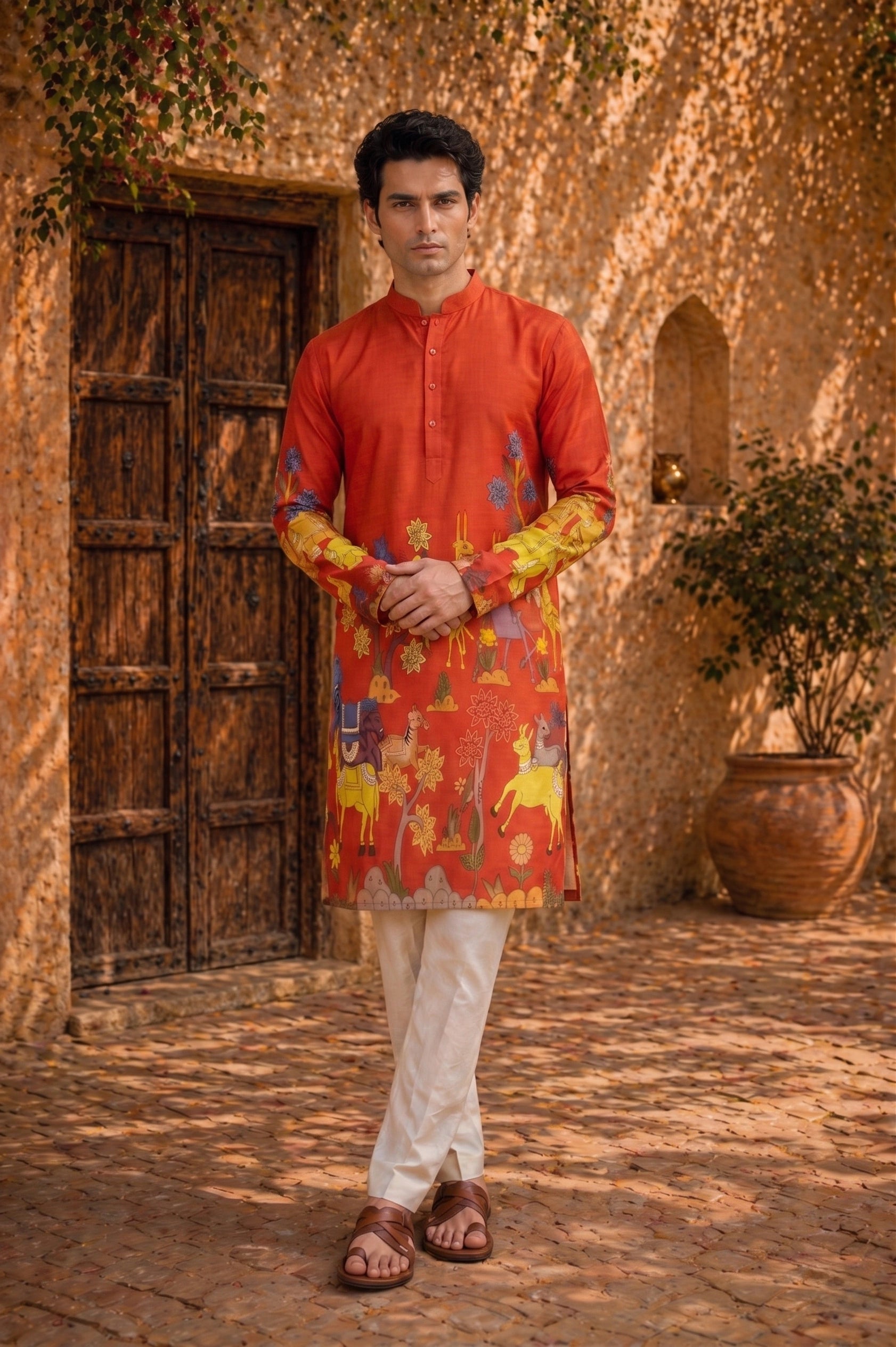Surkh Mahal Kurta