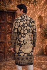 Kamal Noir Kurta