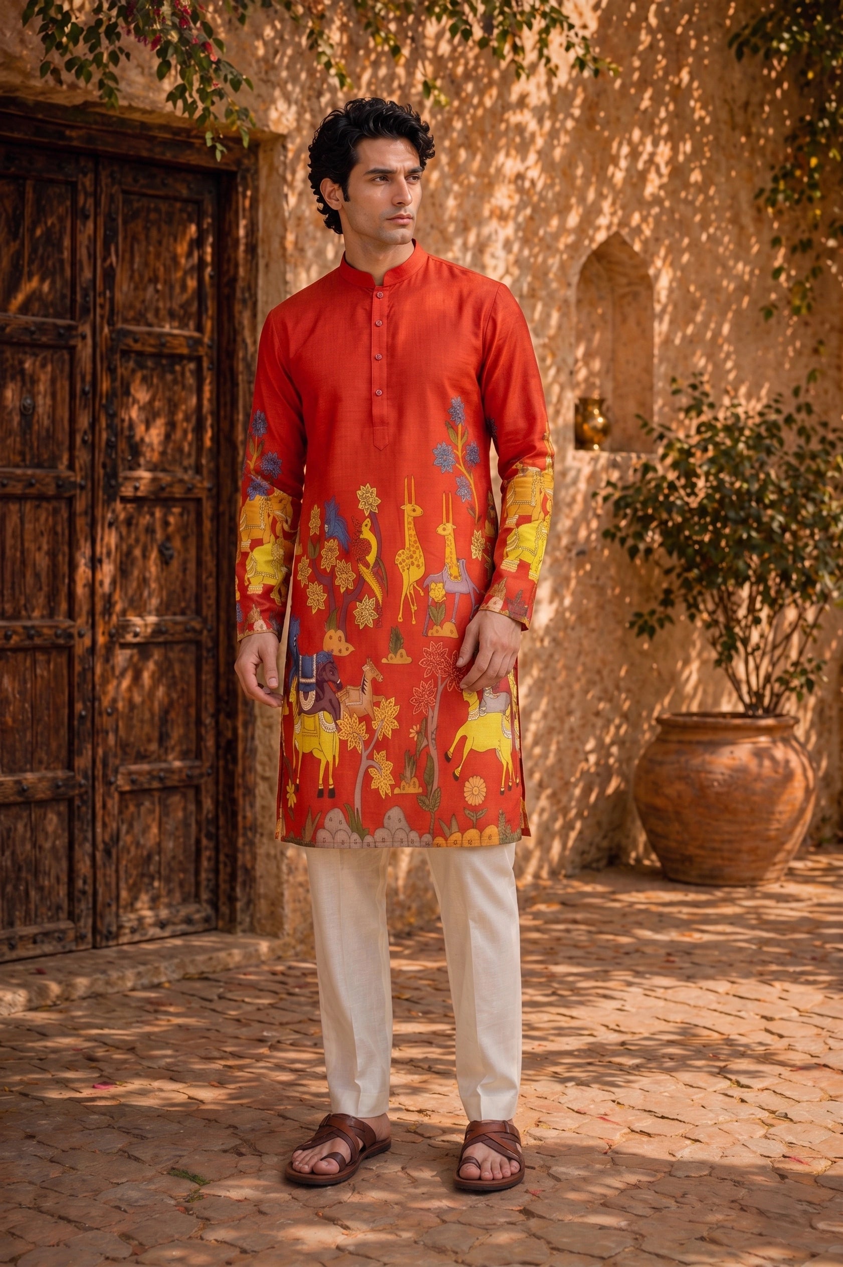 Surkh Mahal Kurta