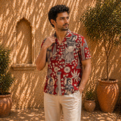 Laal Qila Cotton Shirt