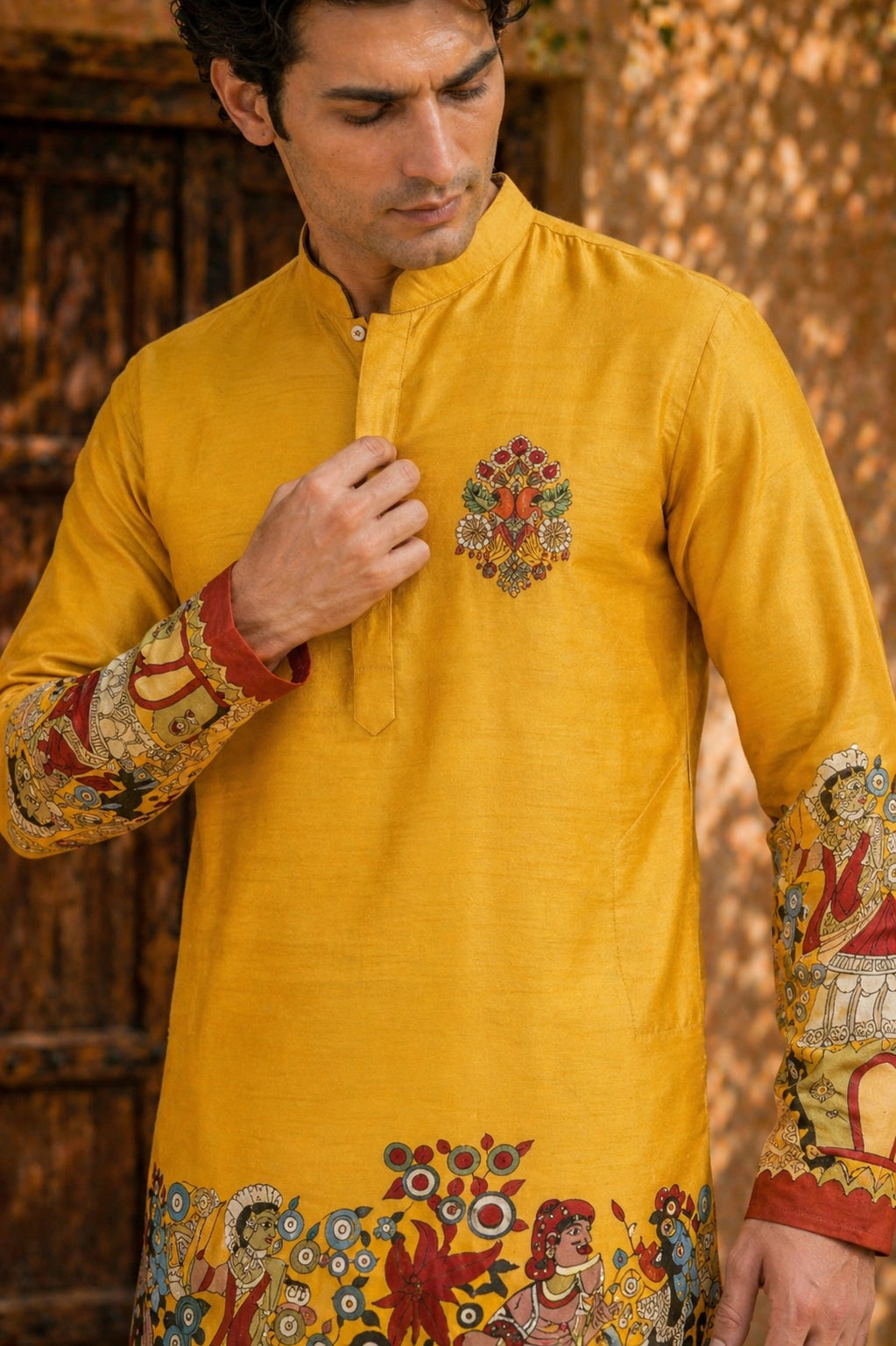 Kesari Baraat Kurta